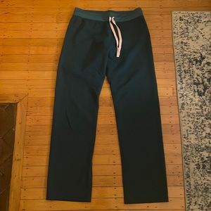 FIGS Caribbean Blue medium tall Livingston scrub pants
